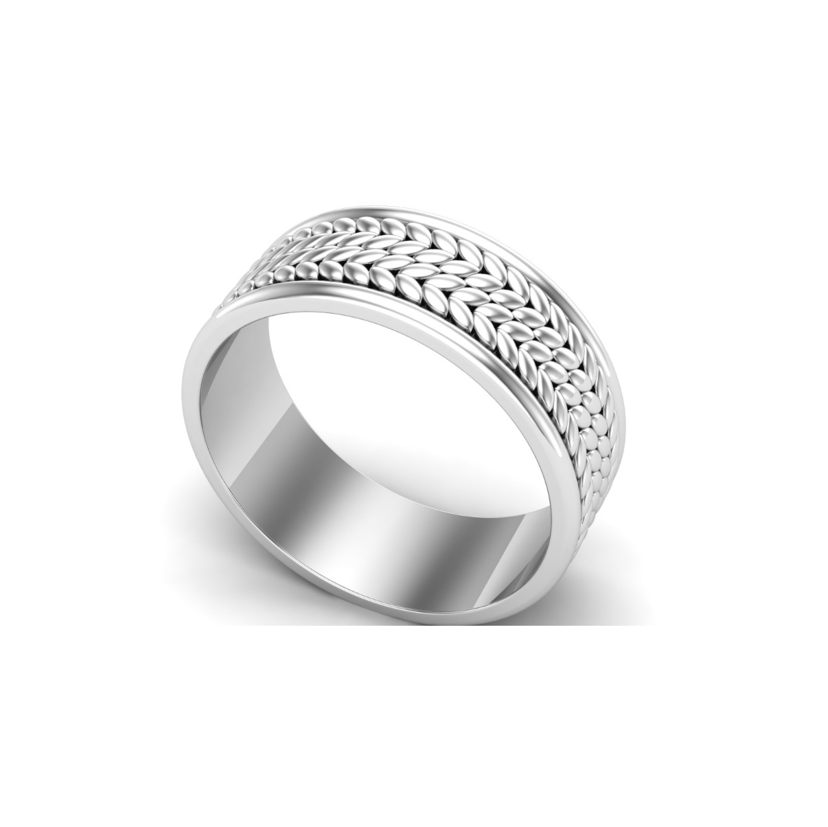 Bague anneau argent Torus